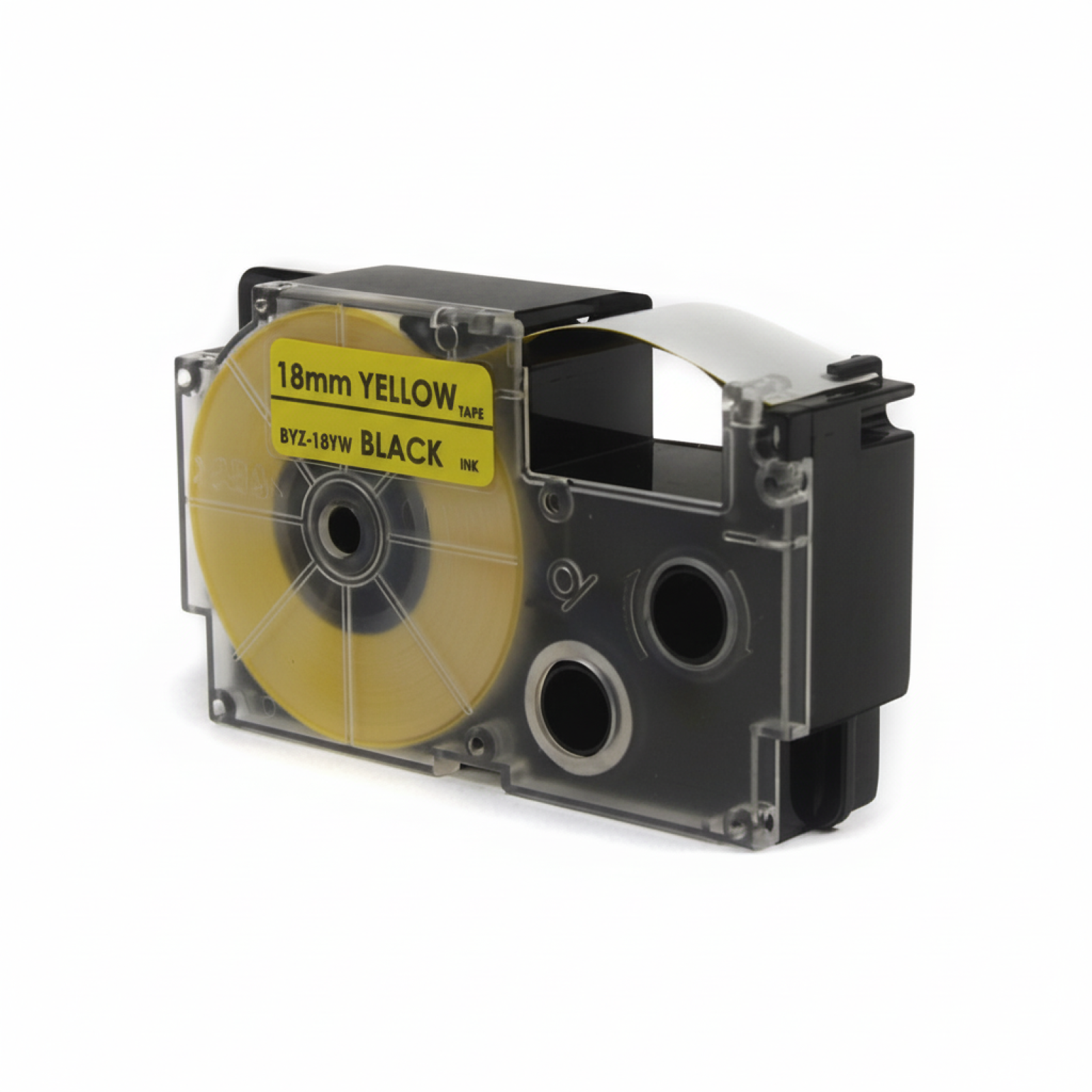 Compatible Ink Ribbon XR-18YW1 for Casio (XR-18YW1) (Yellow) (18 mm, 8 m)