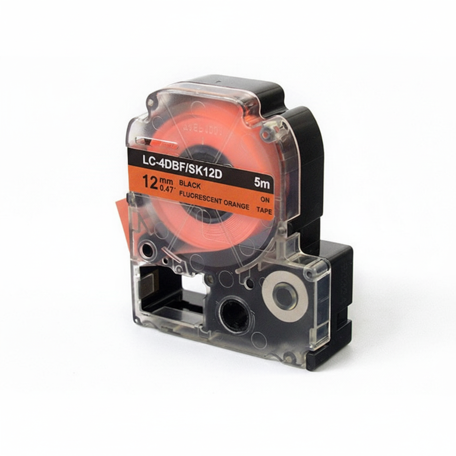 Compatible Ink Ribbon LC-4DBF for Epson (LC-4DBF) (Orange) (12 mm, 5 m)