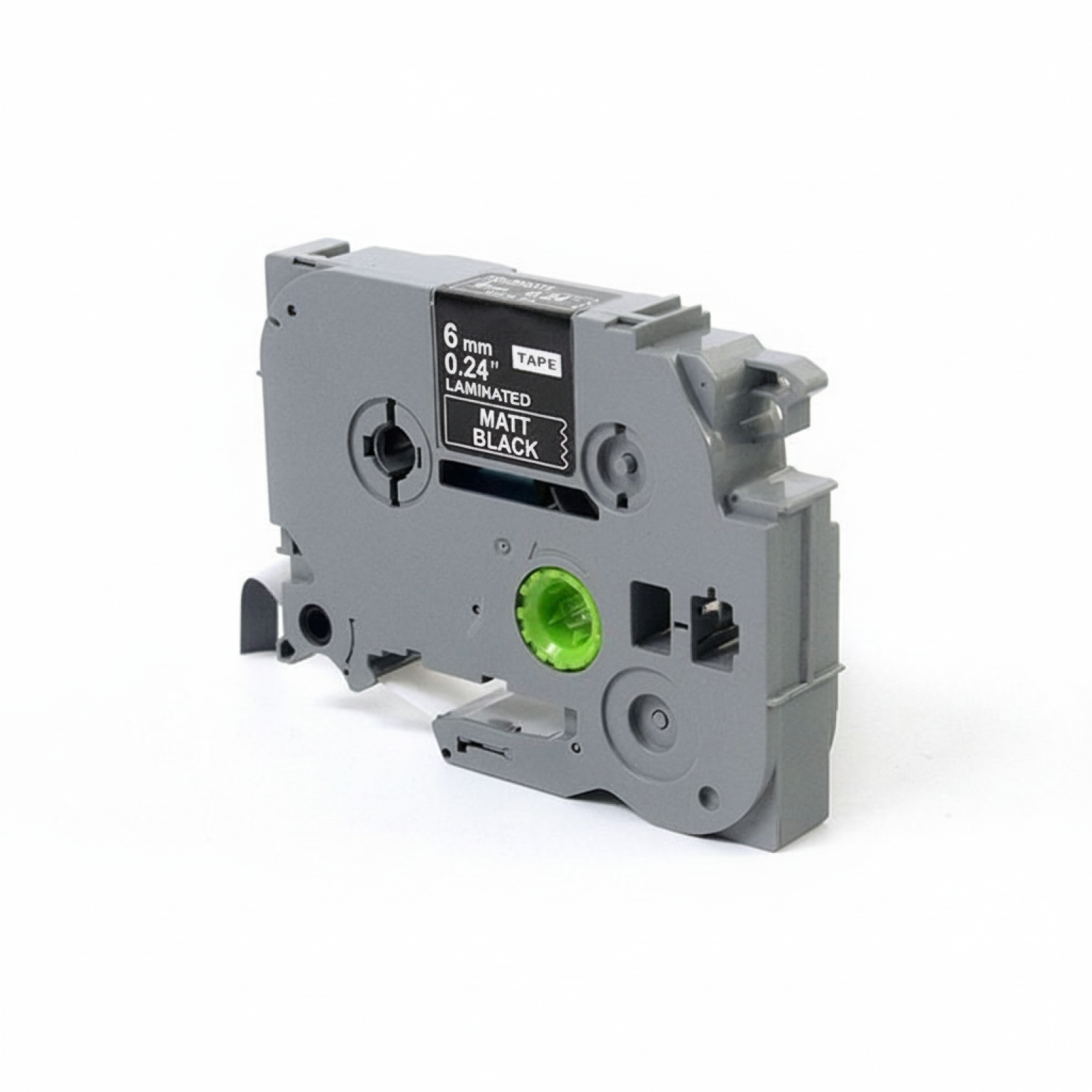 Compatible Ribbon TZe-MQ315 for Brother (TZe-MQ315) (Matte black) (6 mm, 8 m, Gold matt, White)