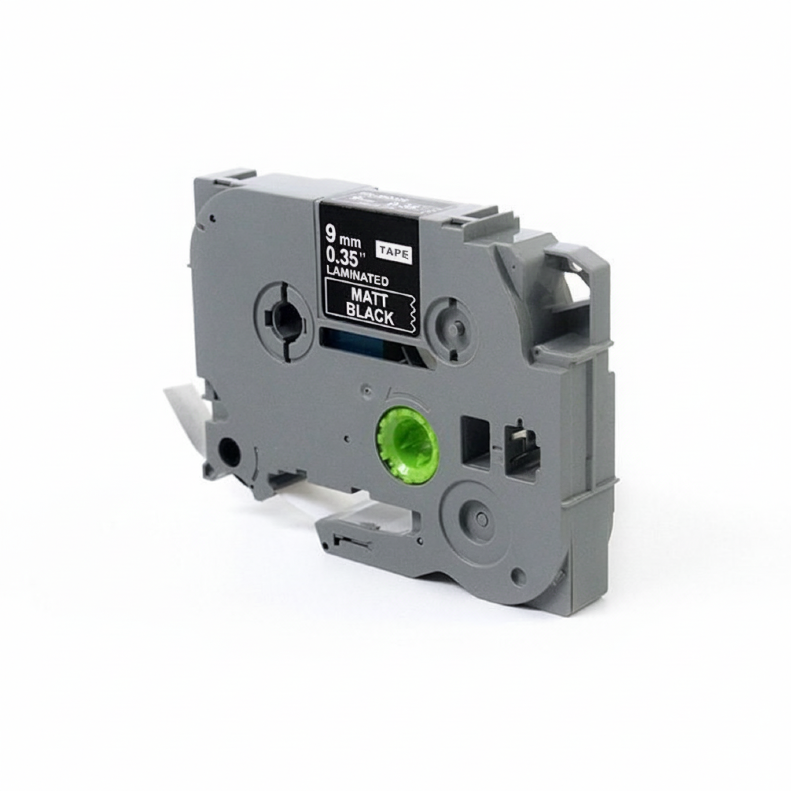 Compatible Ribbon TZe-MQ325 for Brother (TZe-MQ325) (Matte black) (9 mm, 8 m, Gold matt, White)