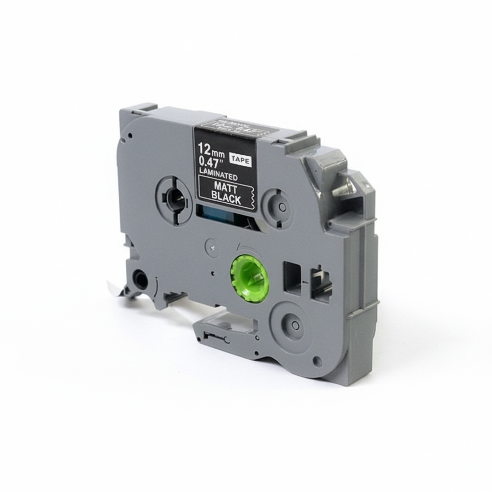 Compatible Ribbon TZe-MQ335 for Brother (TZe-MQ335) (Matte black) (12 mm, 8 m, Gold matt, White)