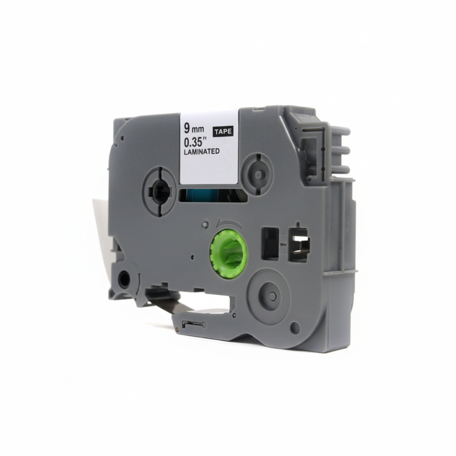 Compatible Ribbon TZe-122 for Brother (TZe-122) (Transparent) (9 mm, 8 m, Transparent, Red)