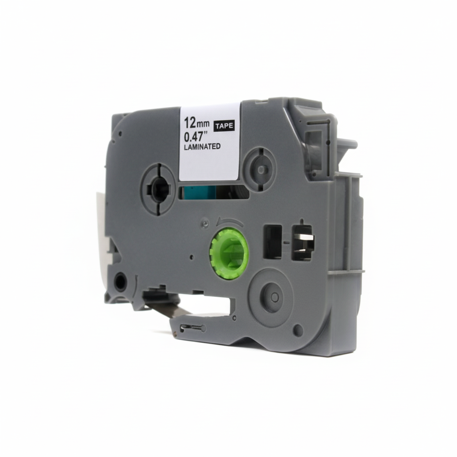 Compatible Ribbon TZe-232 for Brother (TZe-232) (White) (12 mm, 8 m, White, Red)