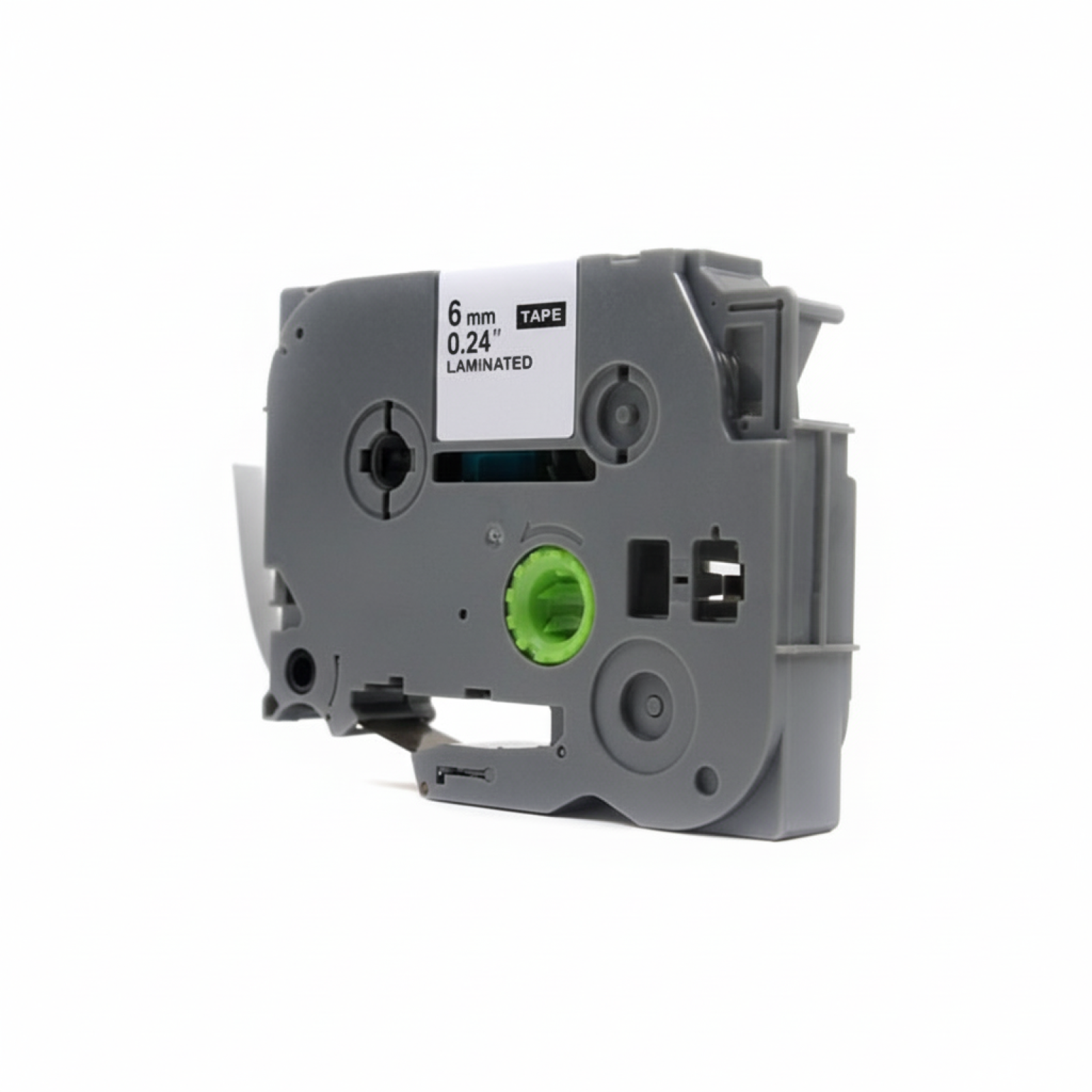 Compatible Ribbon TZe-212 for Brother (TZe-212) (White) (6 mm, 8 m, White, Red)