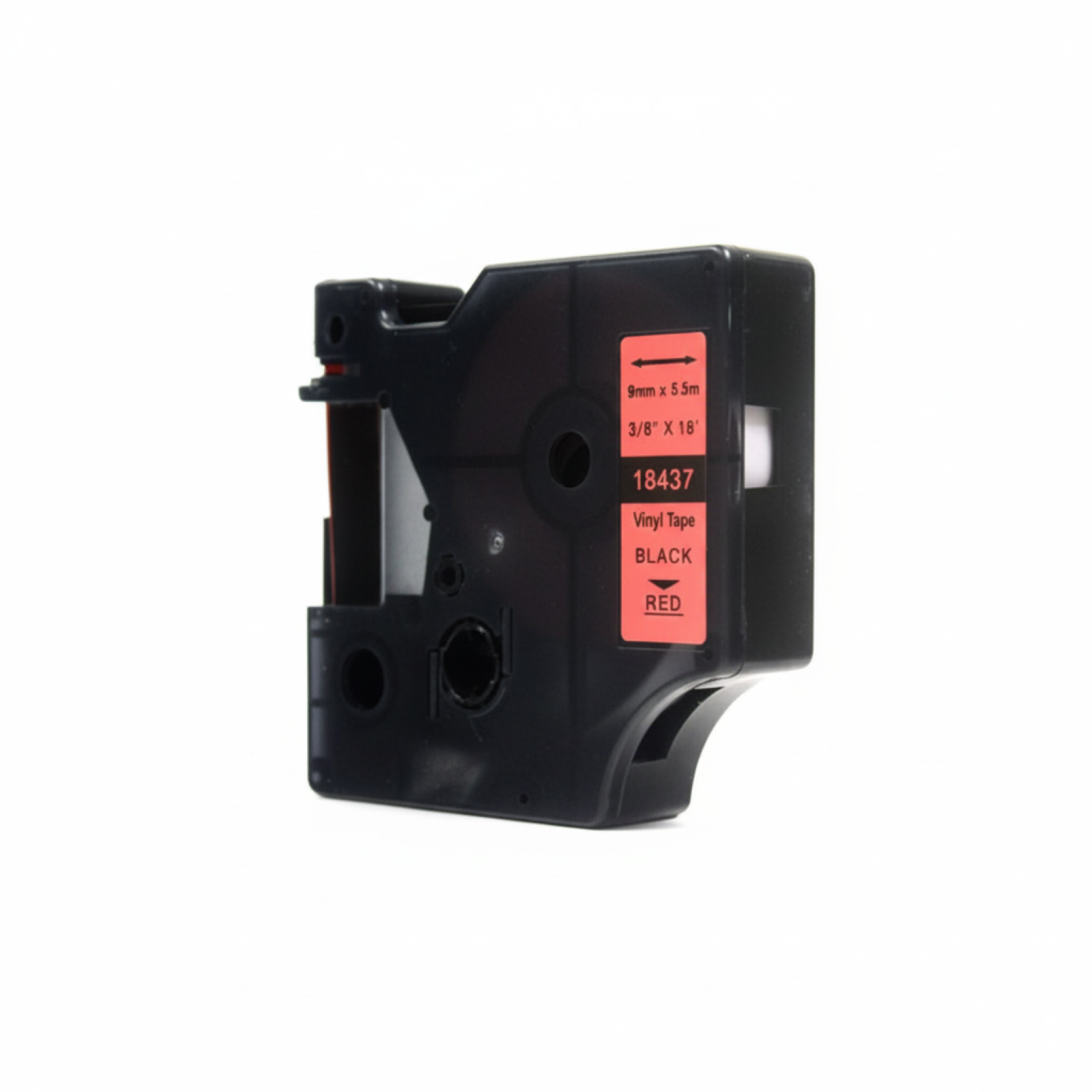 Compatible Ribbon 18437 for DYMO (18437) (Red) (9 mm, 5,5 m, Red)