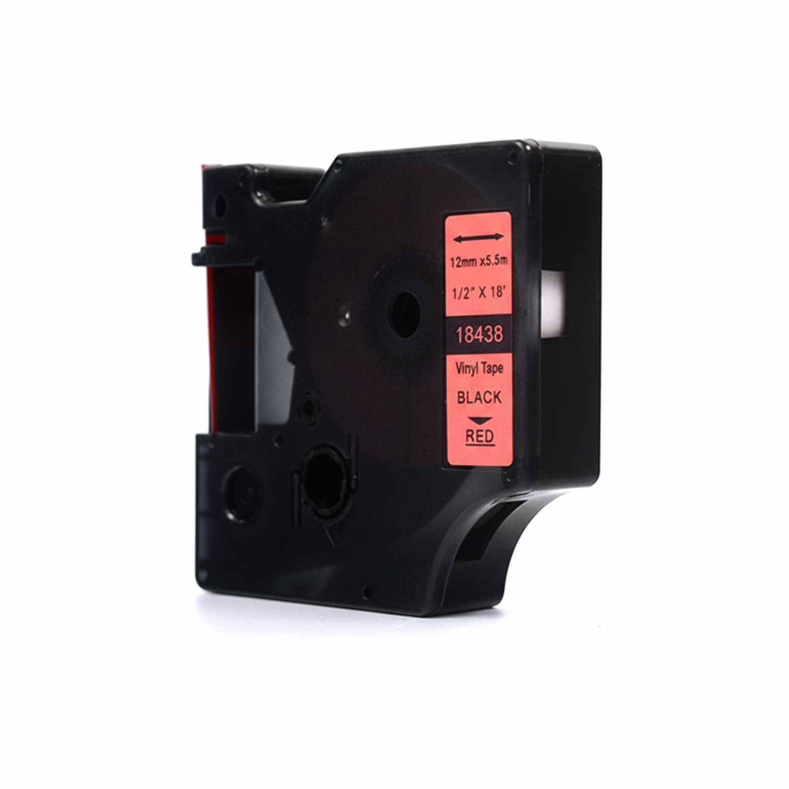 Compatible Ribbon 18438 for DYMO (18438) (Red) (12 mm, 5,5 m, Red)