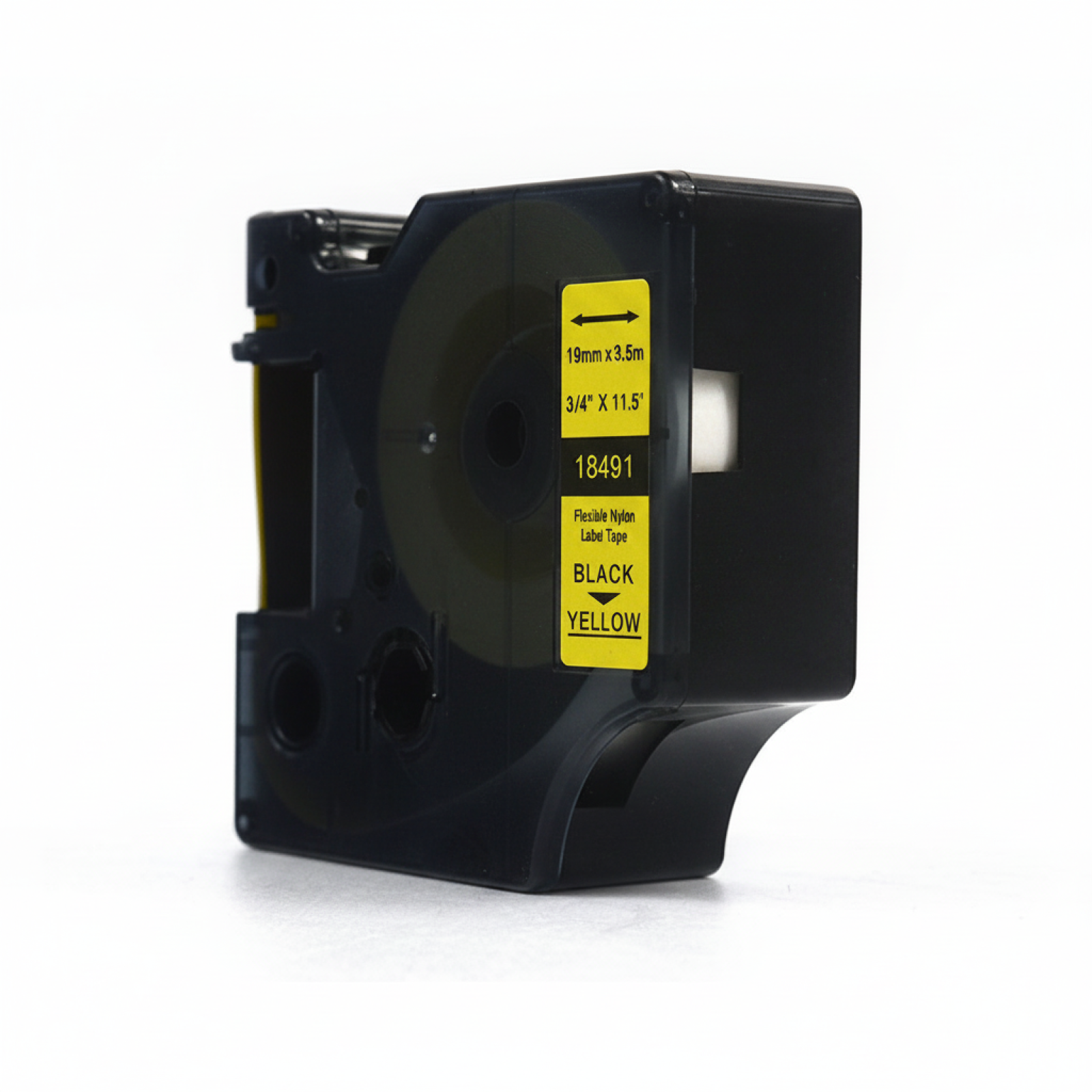 Compatible Ribbon 18491 for DYMO (18491) (Yellow) (19 mm, 3,5 m, Yellow)