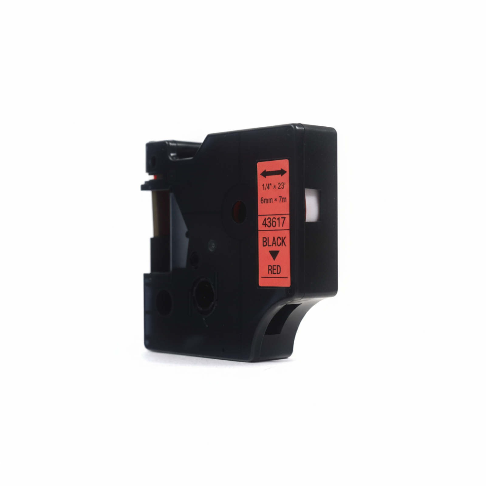 Compatible Ribbon D1-43617 for DYMO (D1-43617) (Red) (6 mm, 7 m, Red)