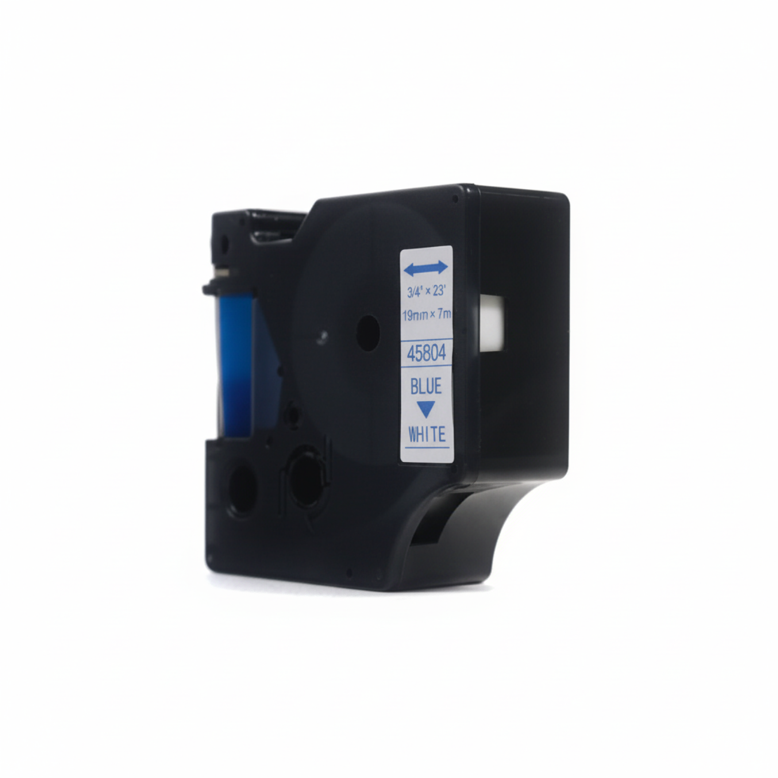 Compatible Ribbon D1-45804 for DYMO (D1-45804) (White) (19 mm, 7 m, White, Blue)