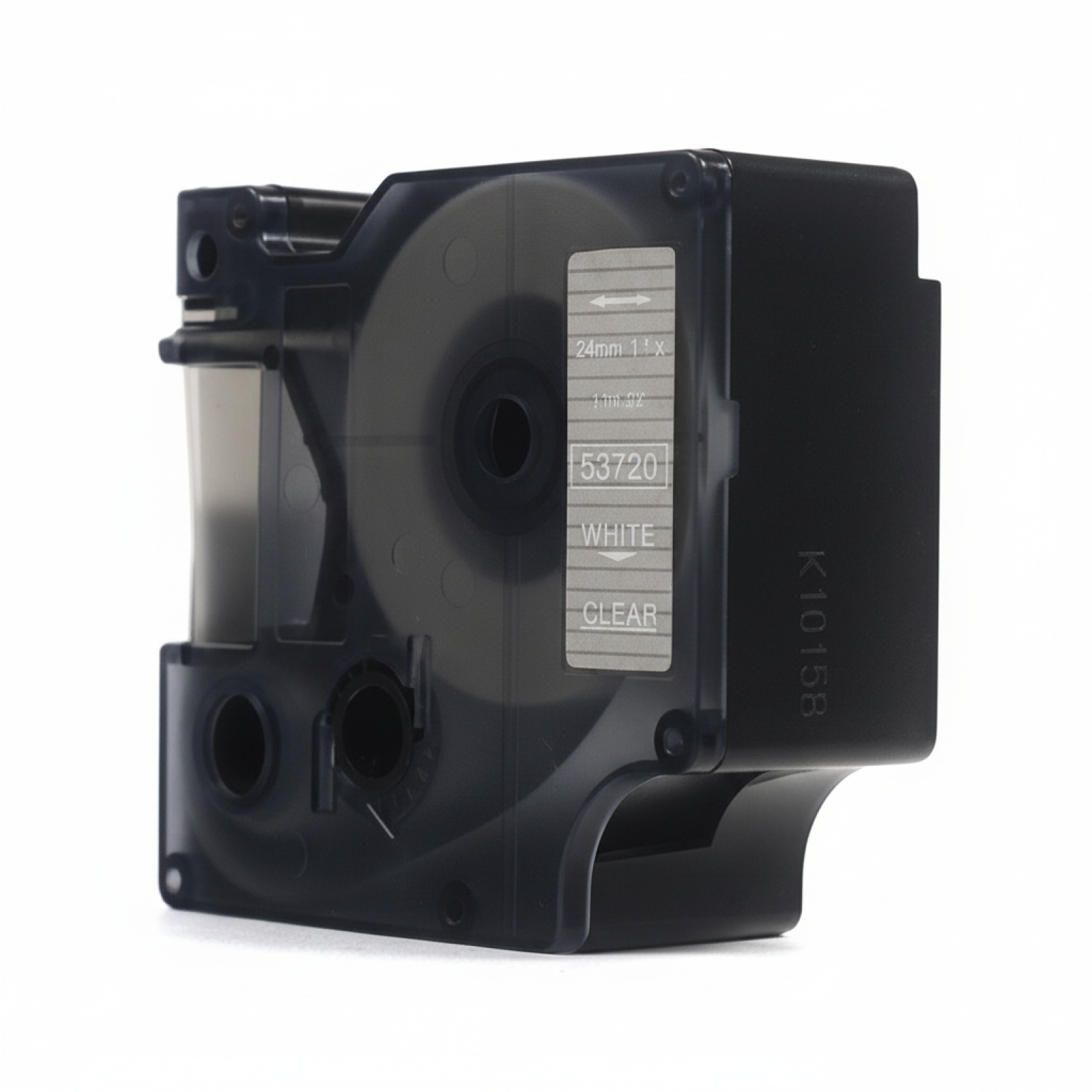 Compatible Ribbon D1-53720 for DYMO (D1-53720) (Transparent) (24 mm, 7 m, Transparent, White)