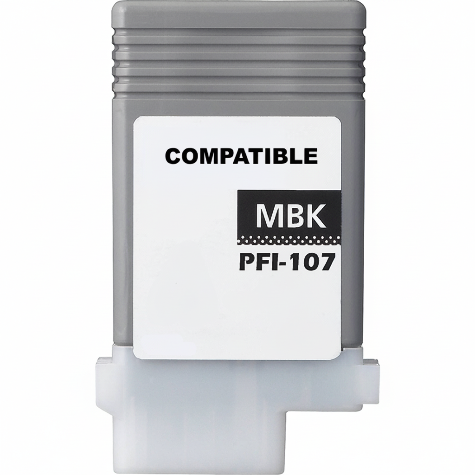 Compatible Ink Cartridge PFI-107MBK for Canon (6704B001) (Matte black)