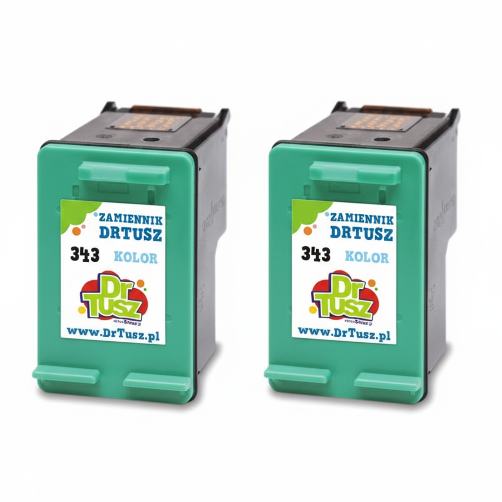 Compatible Ink Cartridges 343 for HP (CB332EE) (Color) (2-pack)