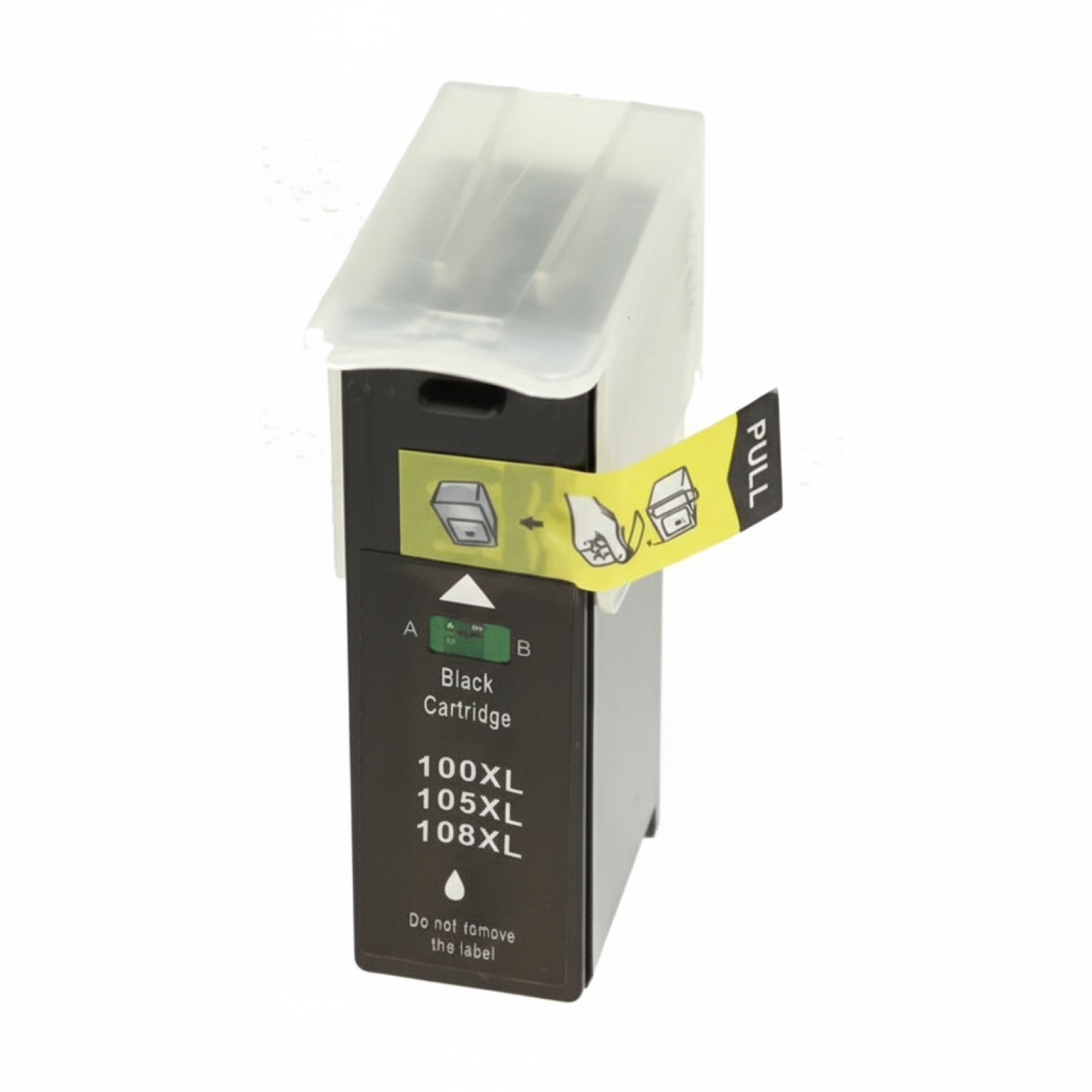 Compatible Ink Cartridge 100 BK for Lexmark (014N0820E) (Black)