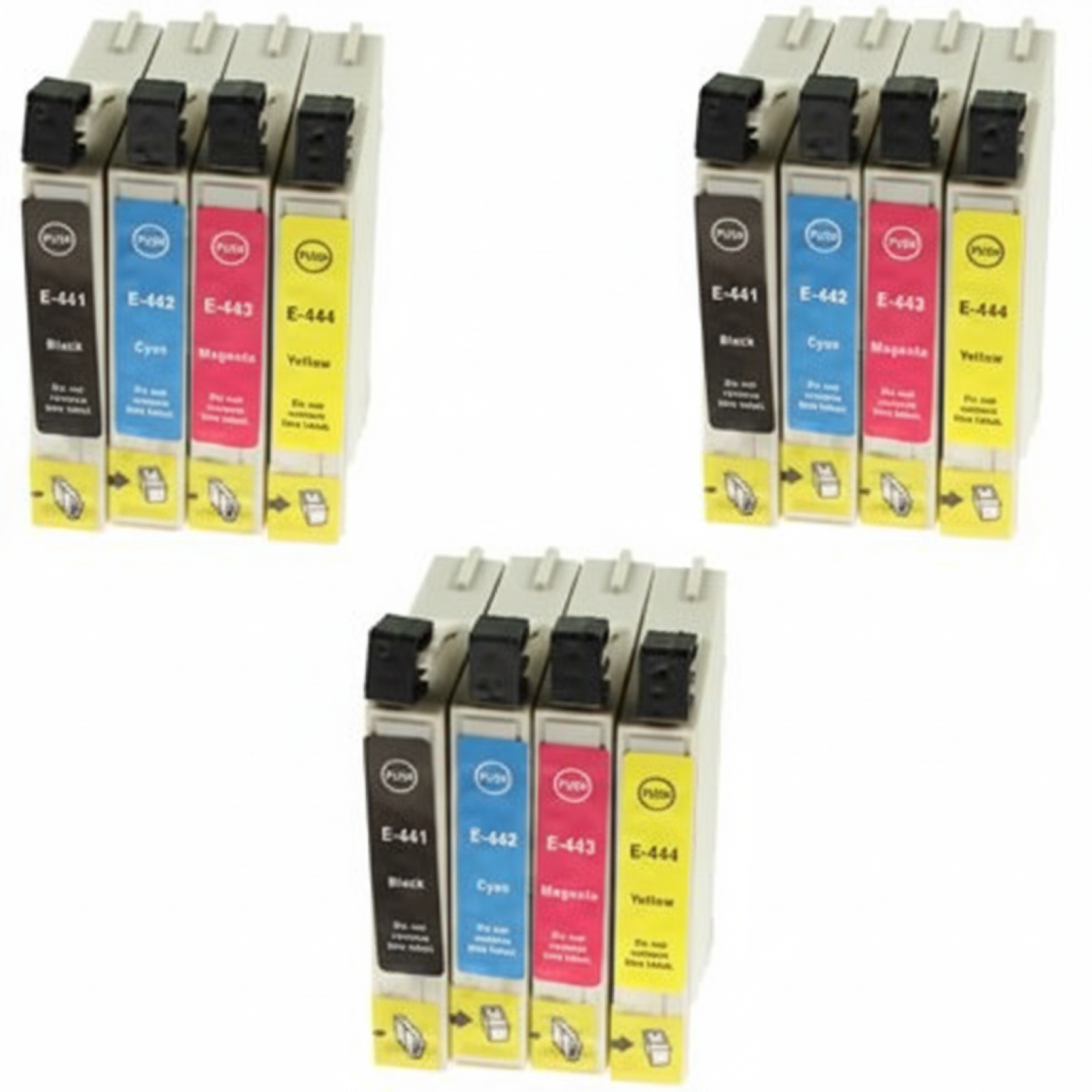3x Compatible Ink Cartridges T0445 for Epson (C13T043140BA) (multi pack)