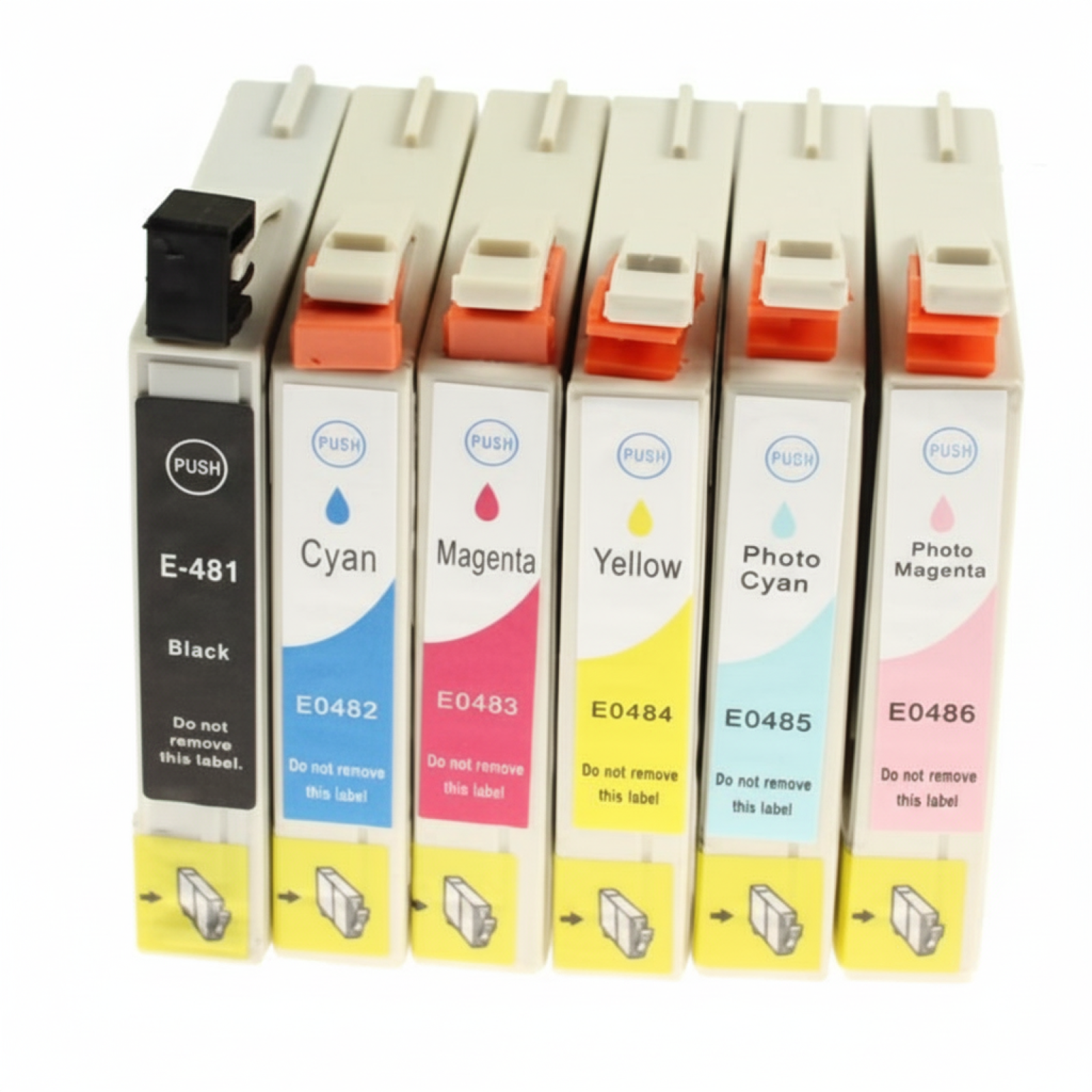 Compatible Ink Cartridges T0487 for Epson (C13T04874010) (multi pack)