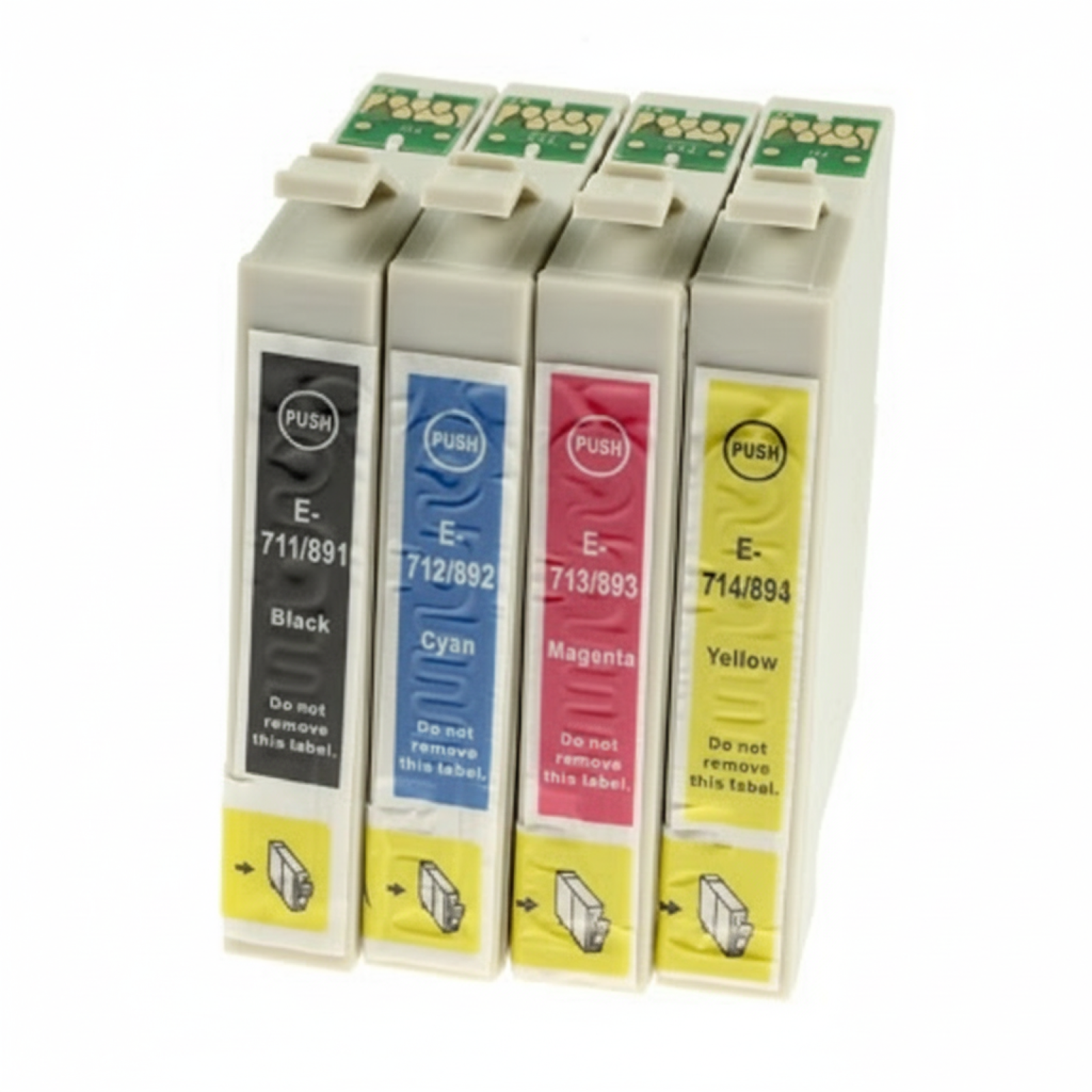 Compatible Ink Cartridges T0715 for Epson (C13T07154010) (multi pack)