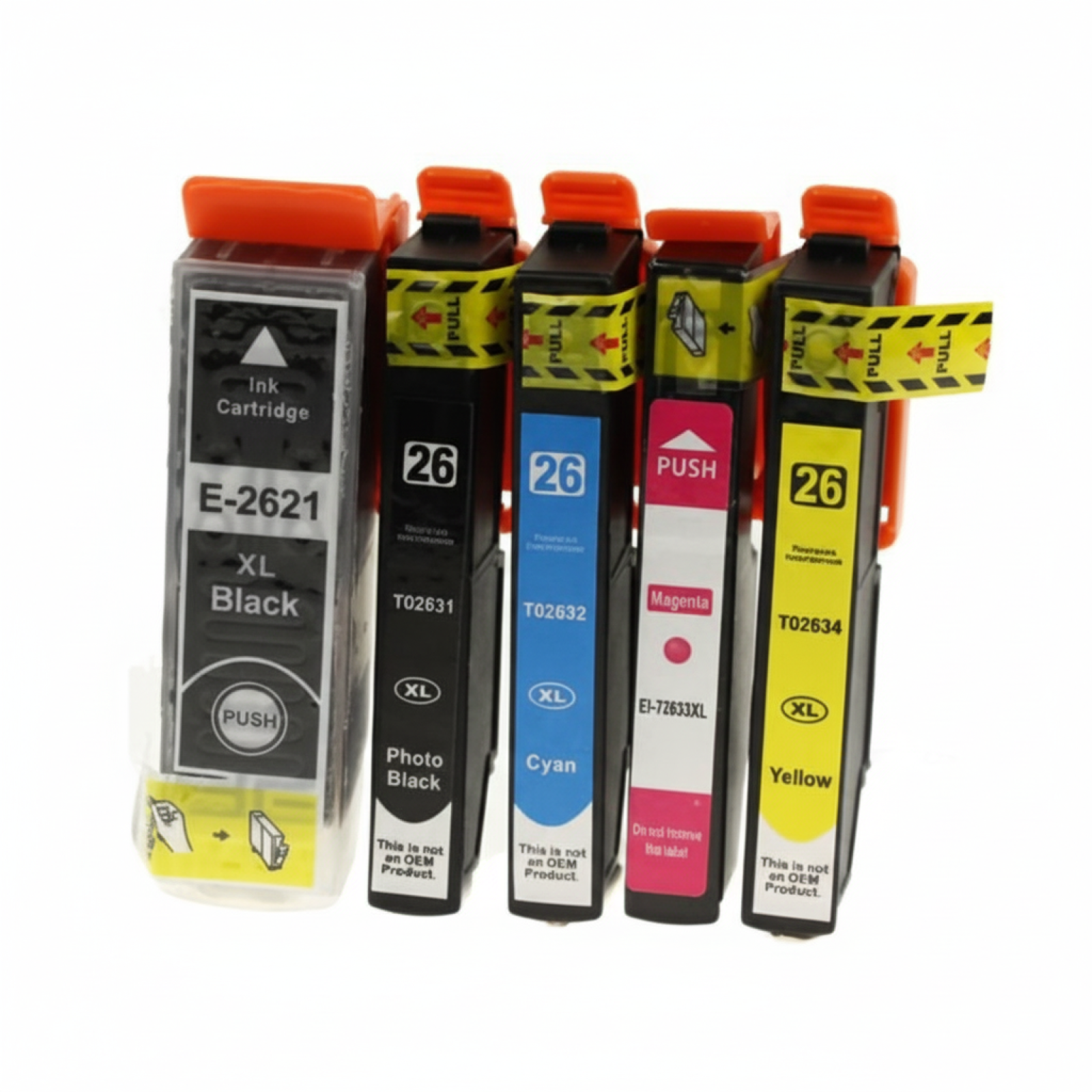 Compatible Ink Cartridges T2636 for Epson (C13T26364010) (multi pack)