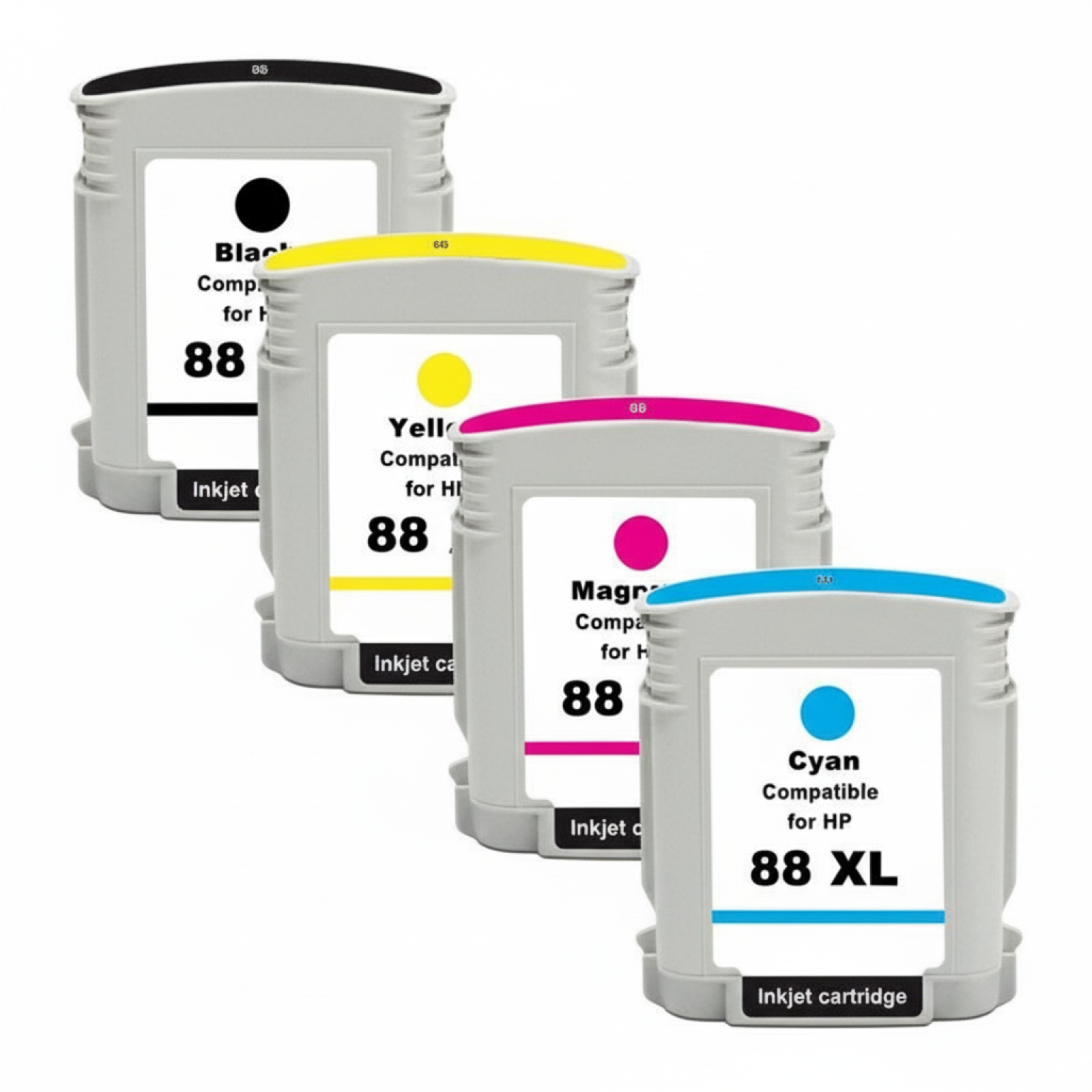 Compatible Ink Cartridges 88 XL CMYK for HP (DT-AH-88 K) (multi pack)