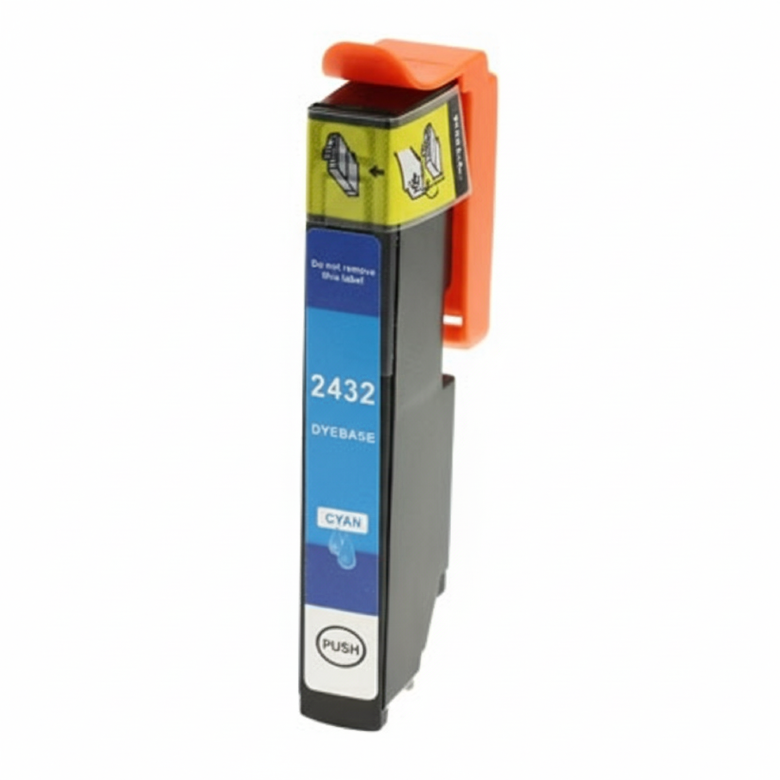 Compatible Ink Cartridge T2432 for Epson (C13T24324010) (Cyan)