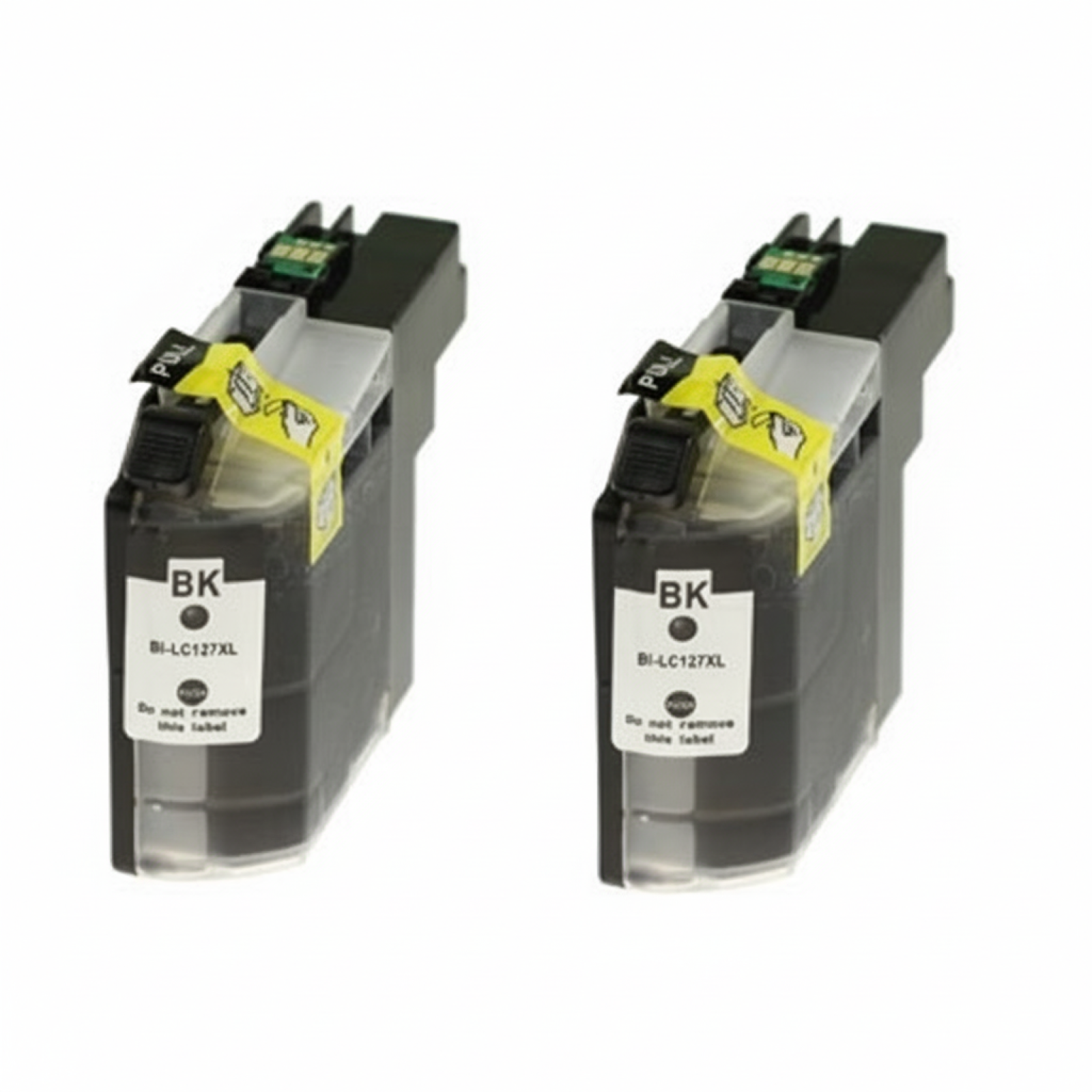 Compatible Ink Cartridges LC-127 XL BK for Brother (LC127XLBKBP2) (Black) (2-pack)