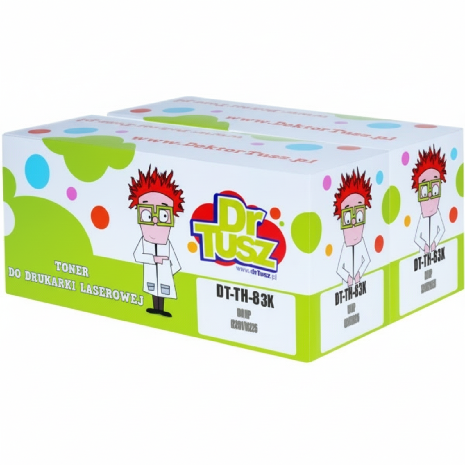 Compatible Toners 83X for HP (CF283XD) (Black) (2-pack)