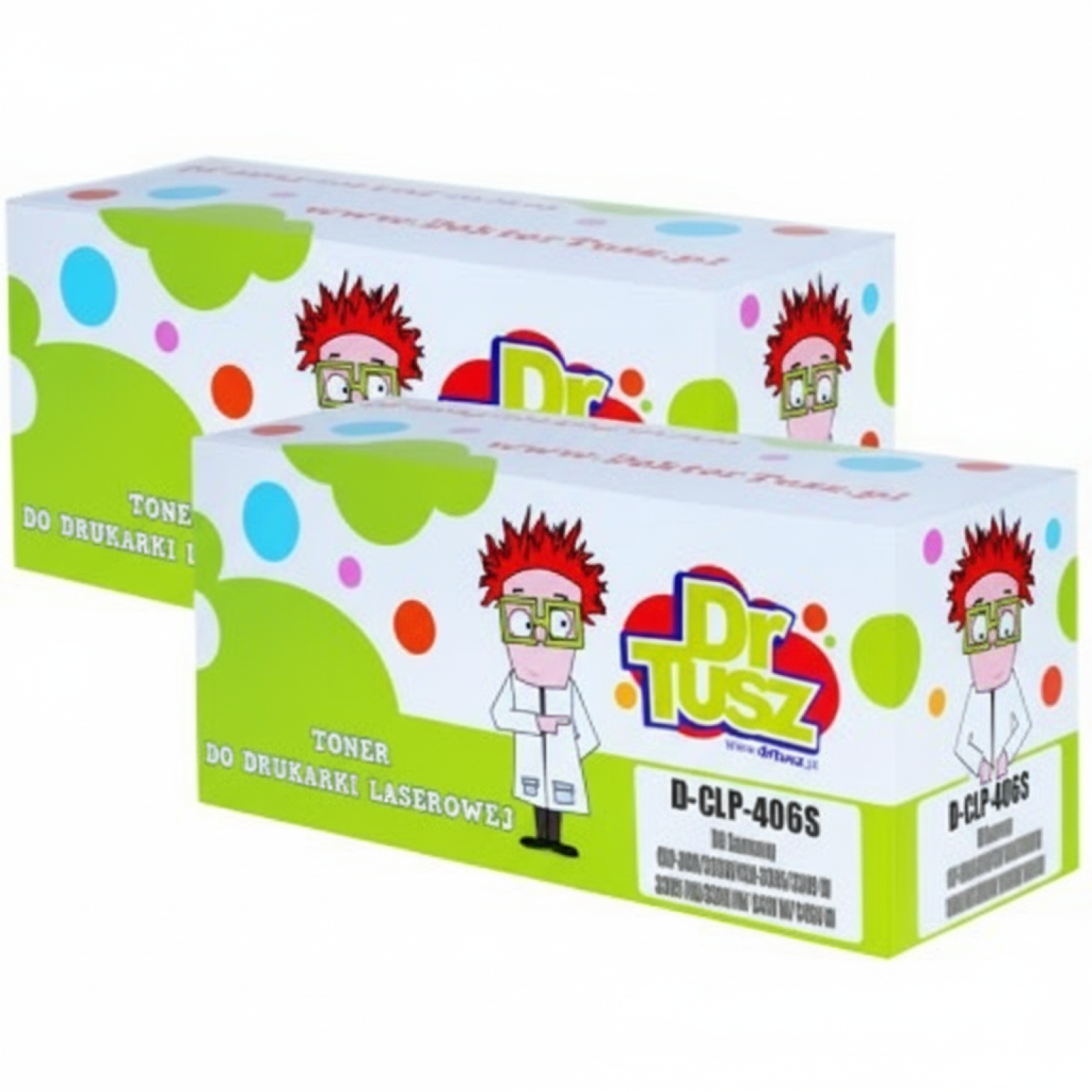 Compatible Toners CLT-P406B for Samsung (SU374A) (Black) (2-pack)