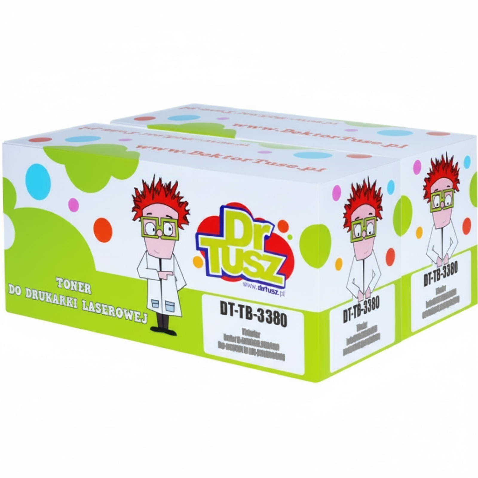 Compatible Toners TN-3380 for Brother (TN-3380) (Black) (2-pack)