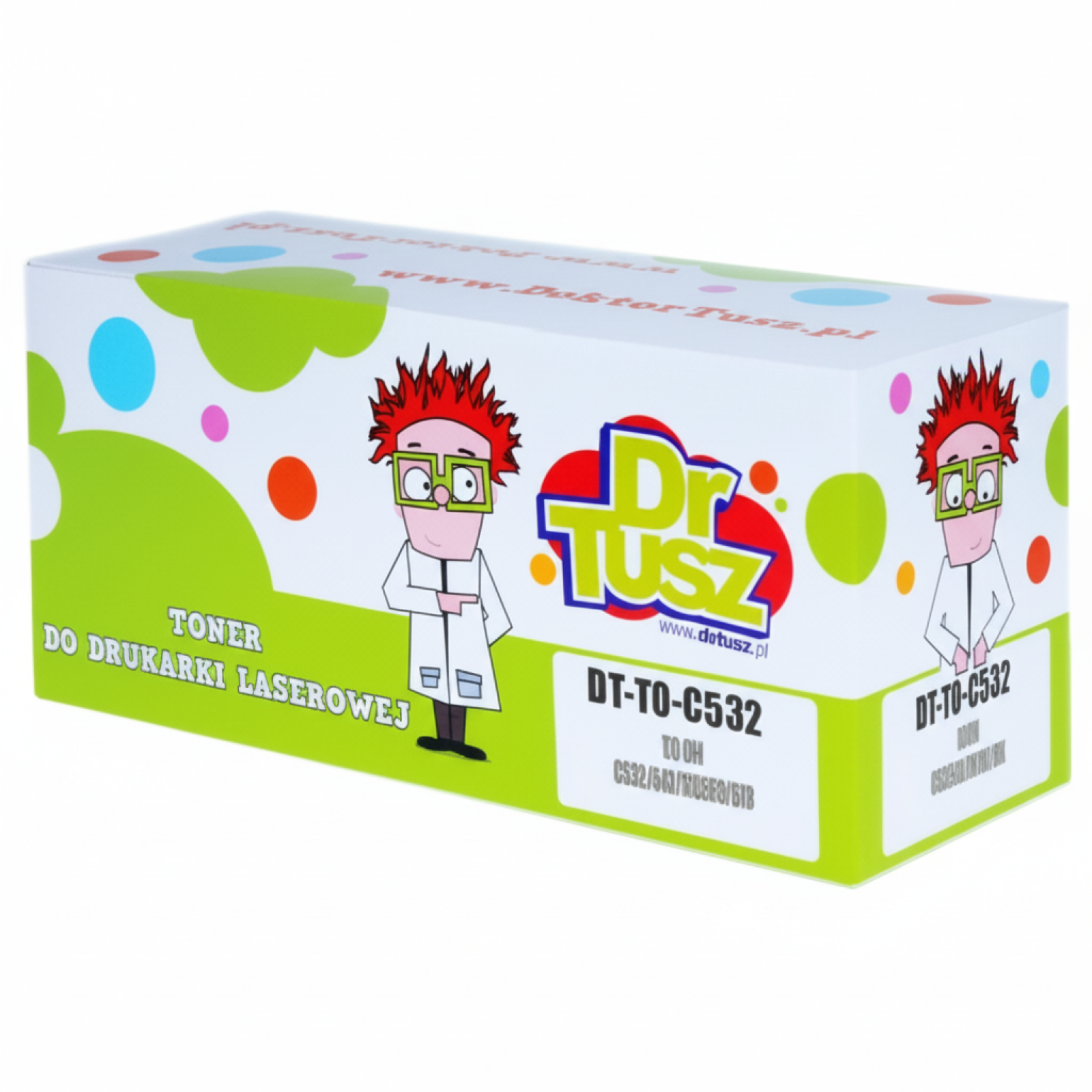 Compatible Toner C532 6K for Oki (46490607) (Cyan)