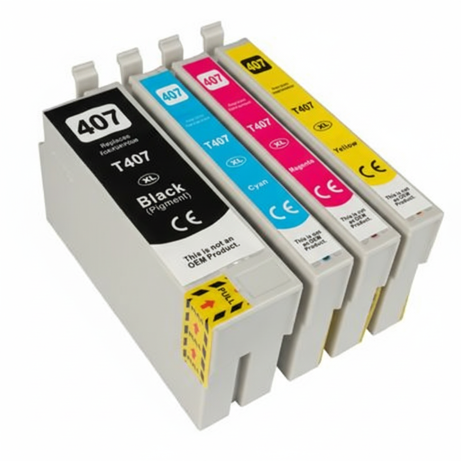 Compatible Ink Cartridges 407 CMYK for Epson (DT-AE-407 K) (multi pack)