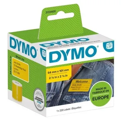 Original OEM Label DYMO LW-2133400 (2133400) (Yellow)