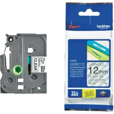 Original OEM Ribbon Brother TZe-131 (TZE131) (Transparent) (12 mm, 8 m)